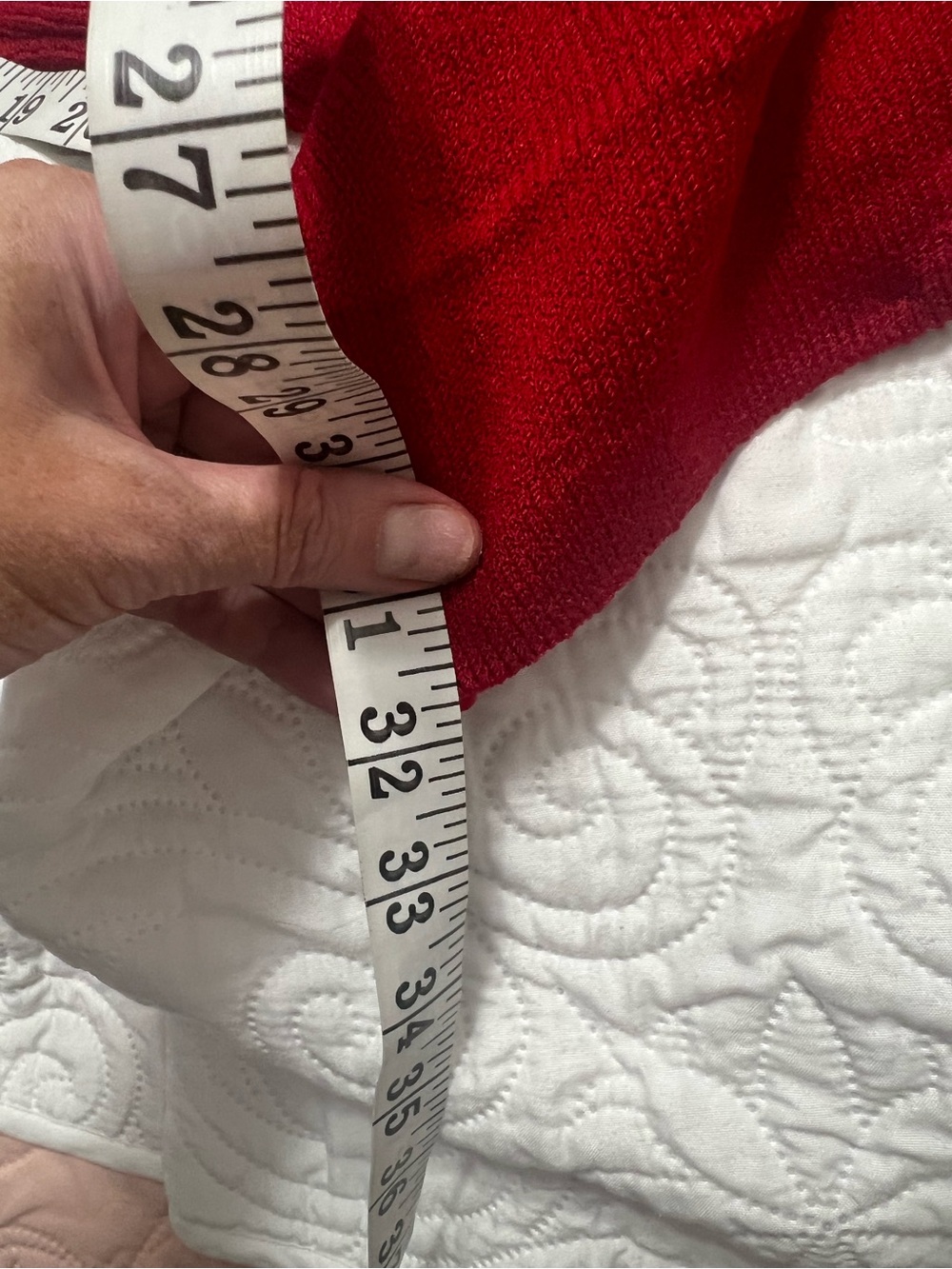 St. John Collections Red Santana Knit
Wide-Leg 10 Medium - Picture 14 of 14